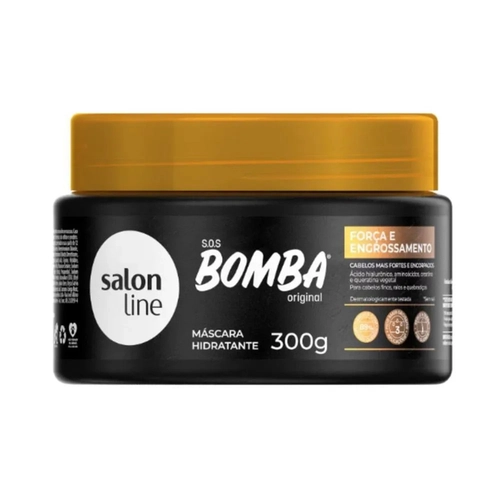Mascara Hidratante S.O.S Bomba Forca E Engrossamento Salon Line 300G