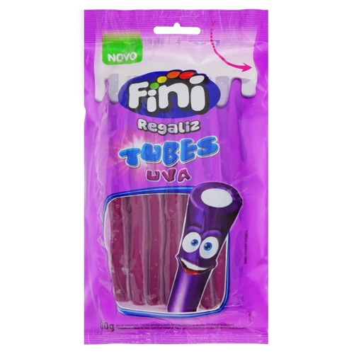 Bala Gel Fini Tubs Uva Brilho 80G
