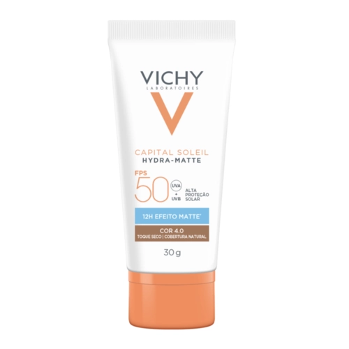 Protetor Solar Capital Soleil Hydra Matte Vichy Fps50 Cor 4.0 30G