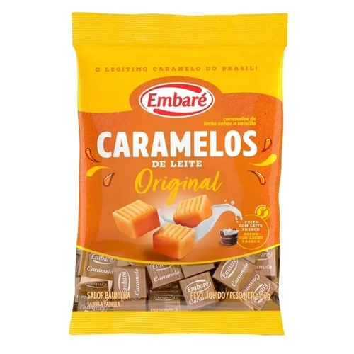 Bala Embare Caramelo Leite 150G