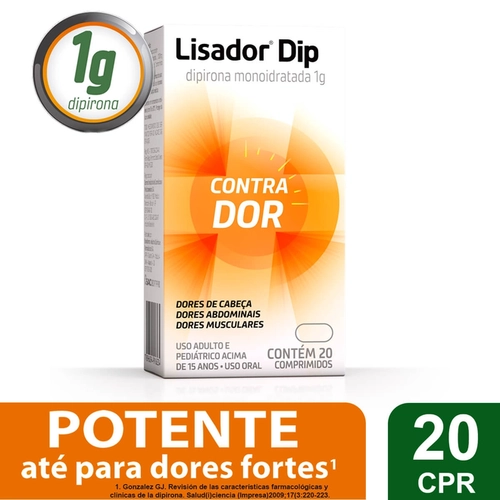 Lisador Dip 1G 20Cpr