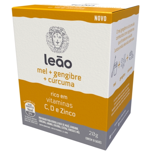 Cha Matte Leão Vitami Mel Geng 20G C/10Un