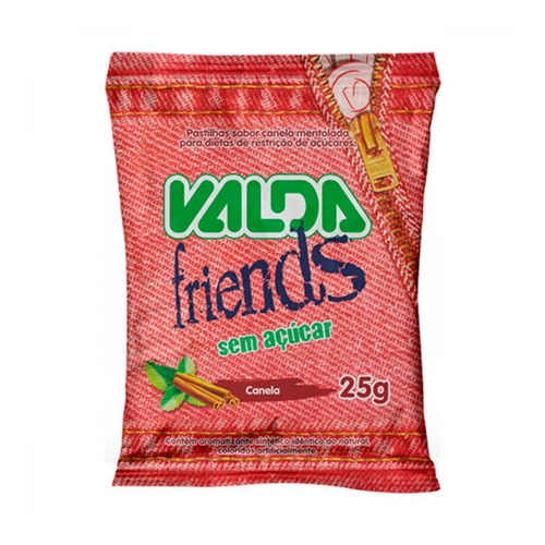 Pastilhas Valda Friends Canela 25G