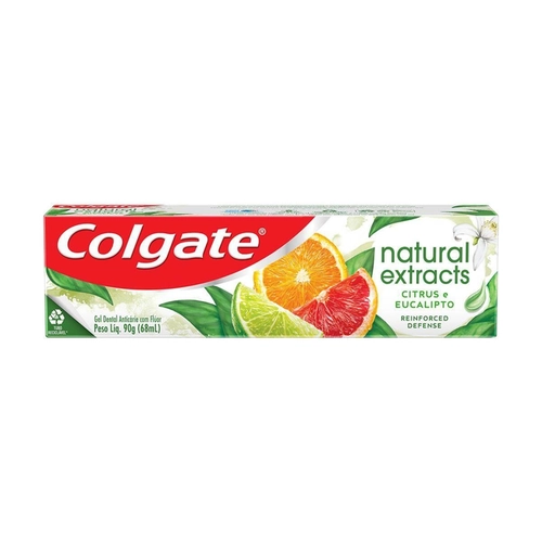Creme Dental Colgate Natural Extracts Citrus Reinforced Defense 90G
