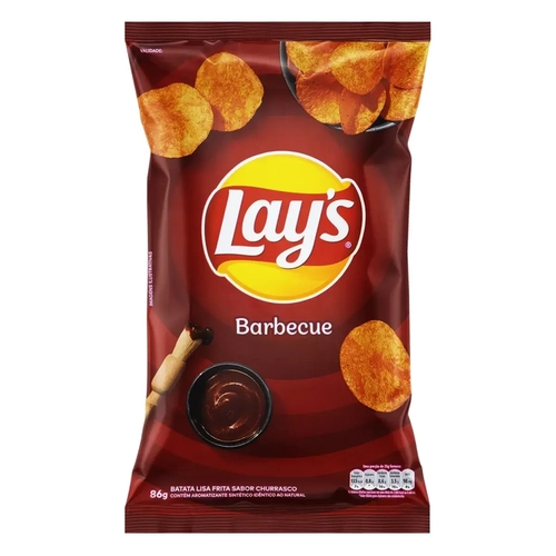 Chips Batata Lays Barbecue 80G