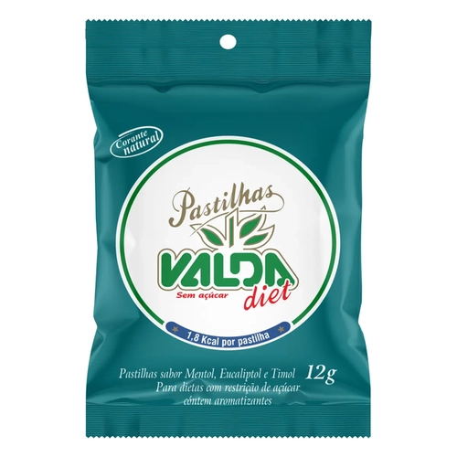 Pastilhas Valda Diet Sachê 12G
