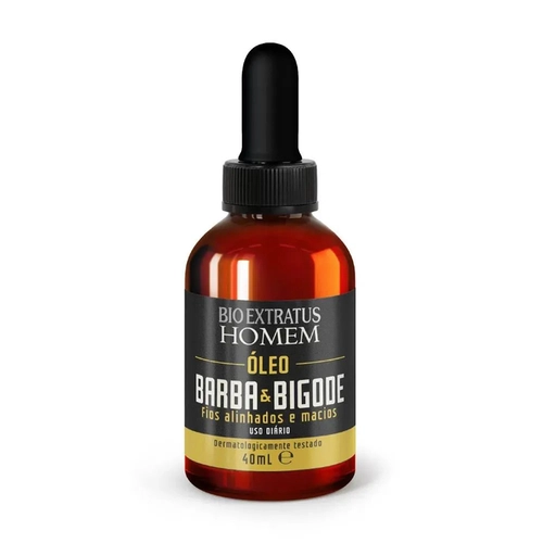 Óleo Para Barba e Bigode Homem Bio Extratus 40ml