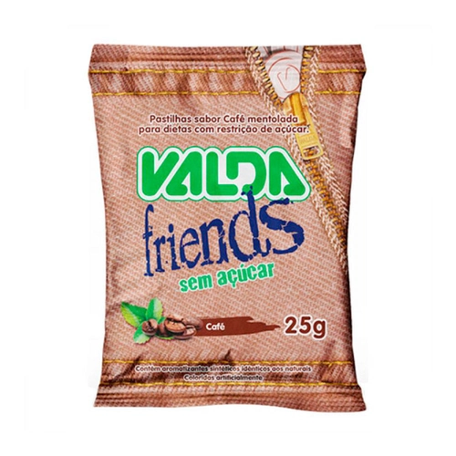 Pastilhas Valda Friends Café 25G