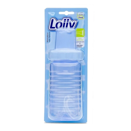 Mamadeira Lolly 340Ml Big Clean 10065 Azul