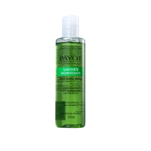 Sabonete Liquido Higienizante Payot Acnederm Pele Oleosa 210Ml