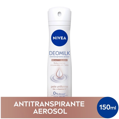Desodorante Aerosol Nivea Milk Pele Uniforme 150ml