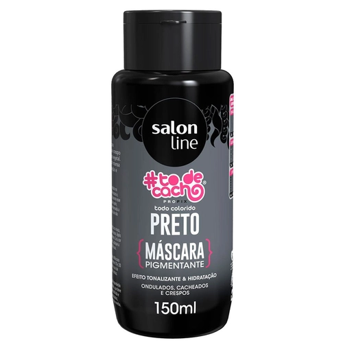 Mascara Pigmentante Salon Line Todecacho Preto 150Ml