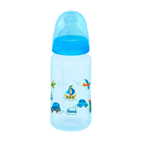 Mamadeira Fiona 300ml Desenhos 807321 +6 Meses Azul