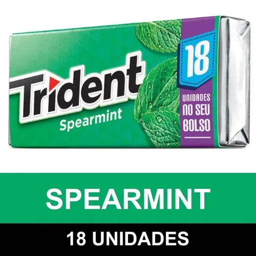 Chiclete Trident 18S Menta