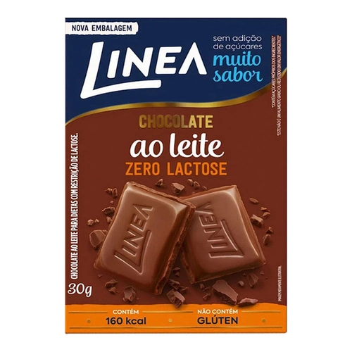 Chocolate Barra Linea Ao Leite Zero Lactose 30G