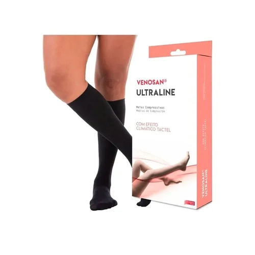 Meia Venosan Ultraline 4000 Meia Calça20-30 X-G Pé Fechado Preto
