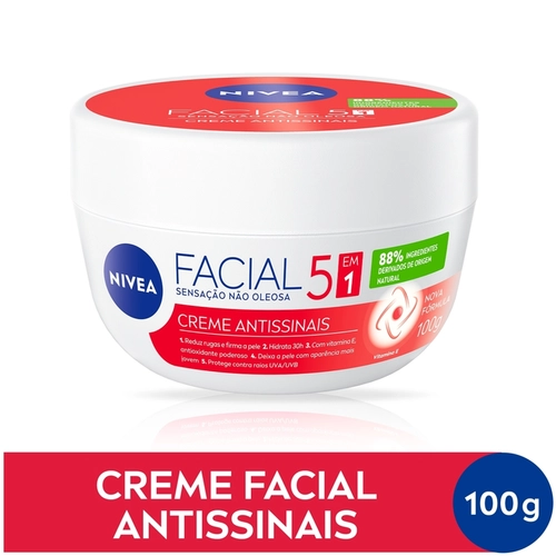 Creme Hidratante Facial Nivea Antissinais 100G