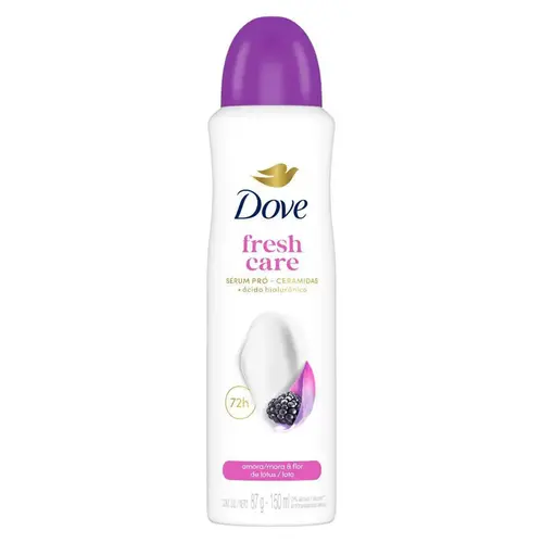 Desodorante Aerosol Dove Fresh Care Amora e Flor De Lotus 200ml