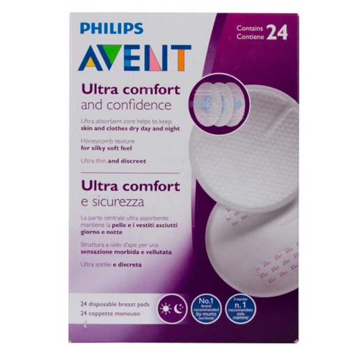 Absorvente De Seios Avent Philips 24 Unidades