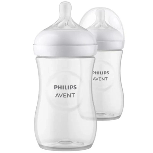 Kit Mamadeira Philips Avent Petala Transparente 3 Meses+ 330ml