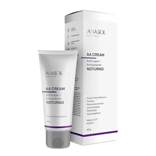 Creme Facial Noturno Anasol Clinicals Aa 40G