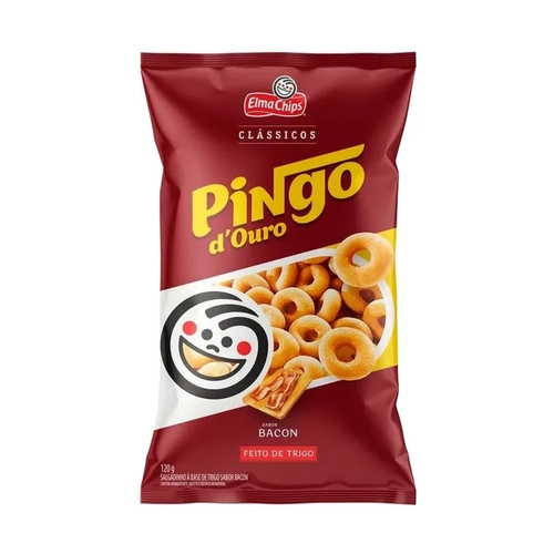 Chips Pingo Dourado Bacon 120G