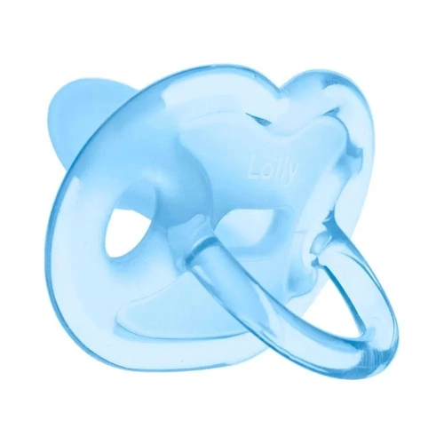 Chupeta Lolly 6015 F2 100% Silicone Orto Azul