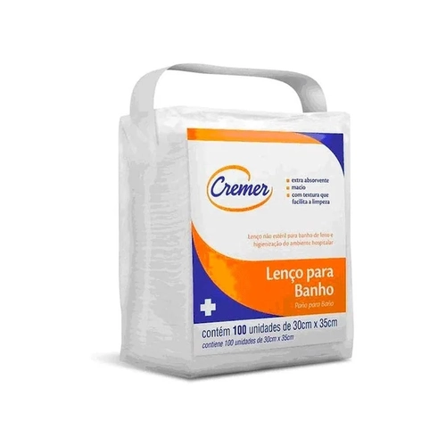 Cremer Lenco Banho 30X35 100Un