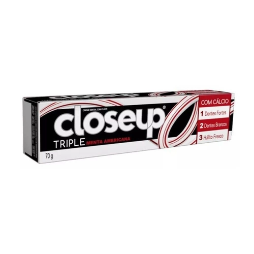 Creme Dental Closeup Triple Menta Americana 70G