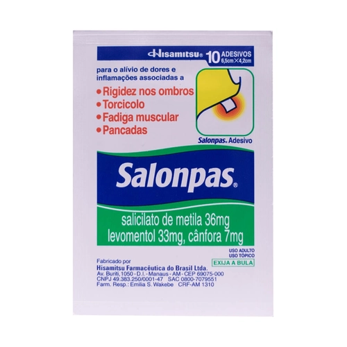 Salonpas Adesivo Pequeno 10Un