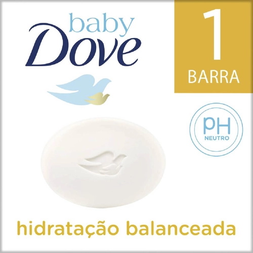 Sabonete em Barra Infantil Dove Baby Hidratação Balanceada 75G