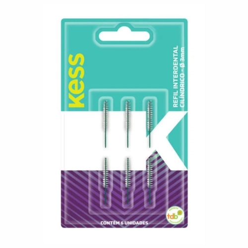 Refil Interdental Kess Cilíndrico 3Mm Ref 1994