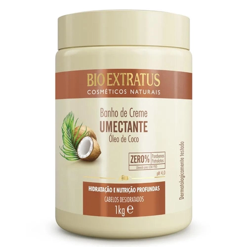 Banho de Creme Bio Extratus Umectante Óleo de Coco 1Kg