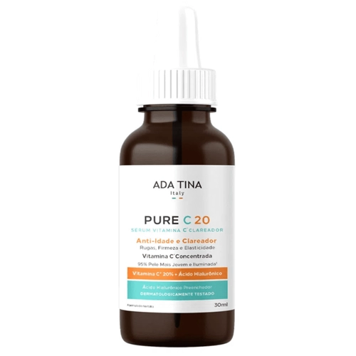 Serum Clareador Anti Idade Ada Tina Pure C 20 30Ml