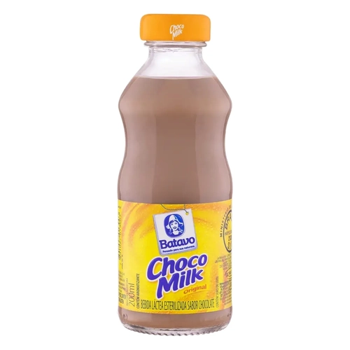 Bebida Lactea Batavo Chocolate Milk 200Ml Vidro