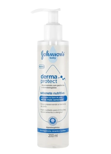 Sabonete Líquido Johnson s Baby Derma Protect 200ml