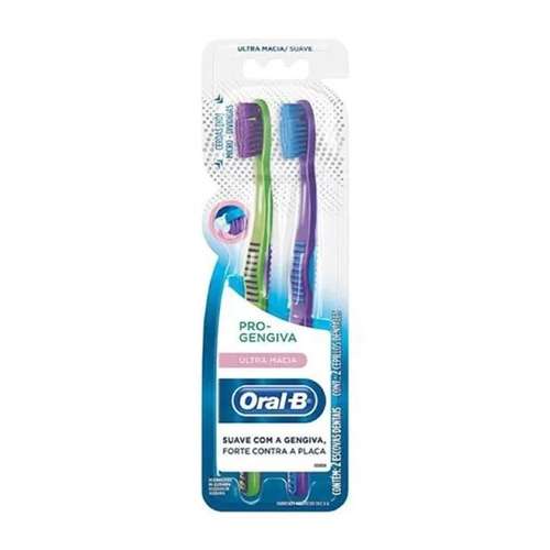 Kit Escova Dental Oral-B Pro-Gengiva 2 Unidades