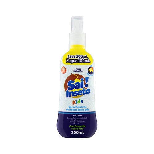 Repelente De Insetos Sai Inseto Kids 4 Horas Spray 200ml