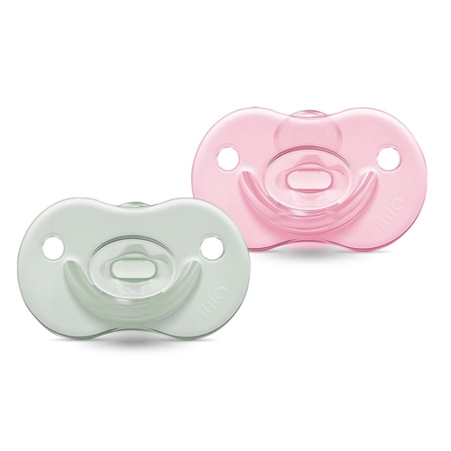 Kit Chupeta Soft Night Lillo 100% Silicone 2 Unidades 0 a 6 Meses Menina