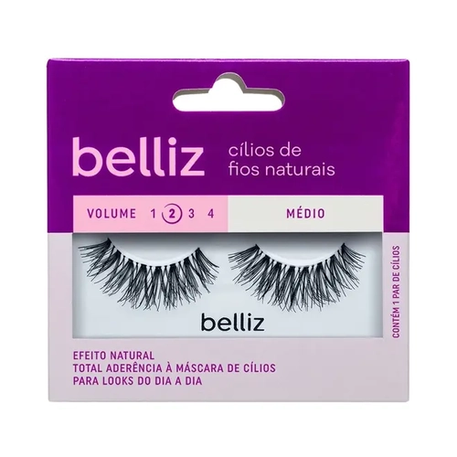 Cílios Naturais Belliz Médios Ref 2639