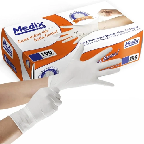 Luva Procedimento Medix M Cx/100Un