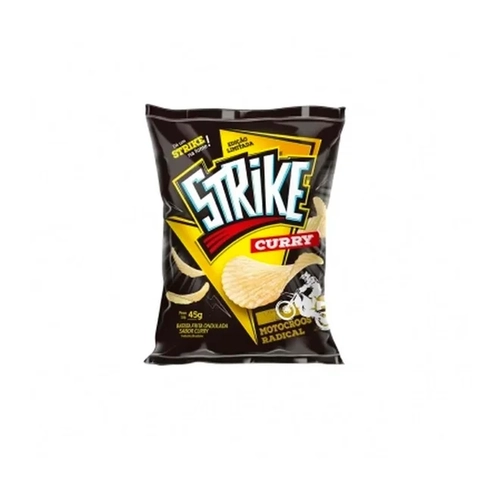 Batata Ondulada Strike Curry 45G