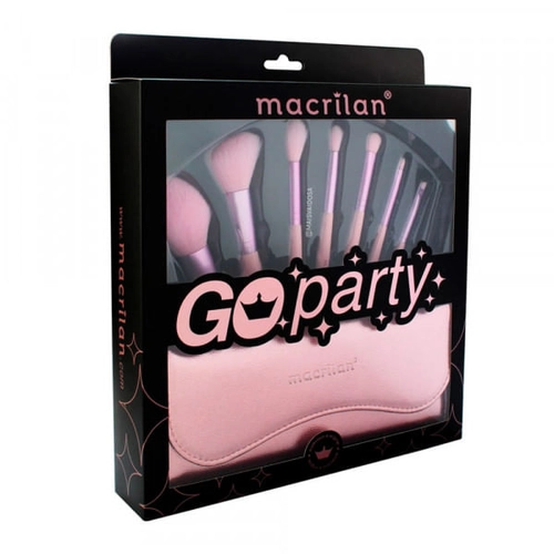 Kit De Pincéis Go Party Macrilan C07