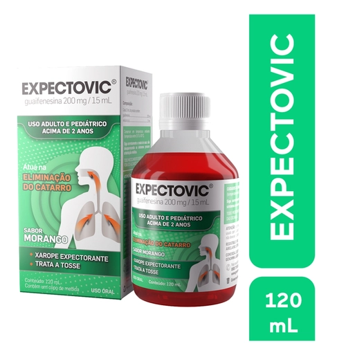Exaropectovic Xarope 120Ml Morango