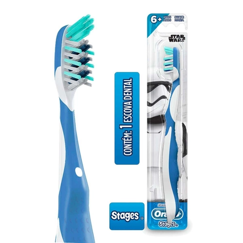 Escova Dental Oral-B Infantil Stages 4 Star Wars