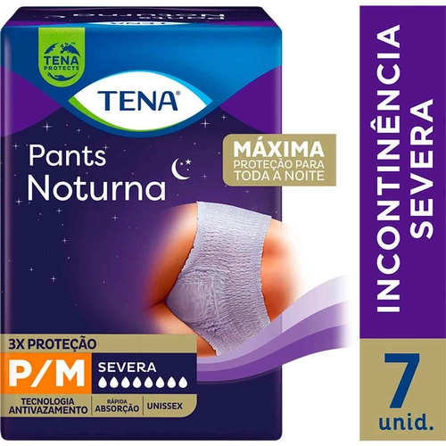 Fralda Tena Pants Noturna P/M 7Un