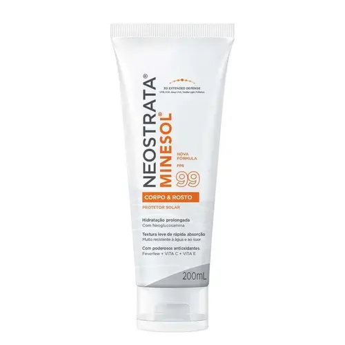 Protetor Solar Neostrata Minesol Corpo E Rosto Fps99 200ml