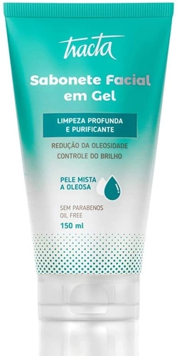 Sabonete Facial Em Gel Pele Mista A Oleosa Tracta 150Ml