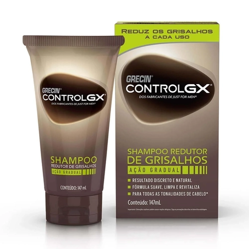 Shampoo Redutor De Grisalhos Grecin Control Gx 118Ml