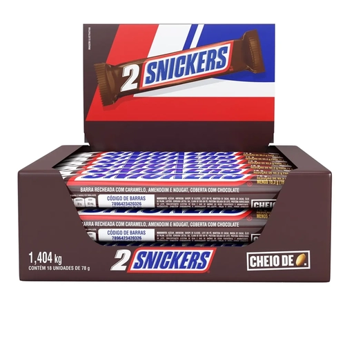 Chocolate Snickers Original Duo 78G